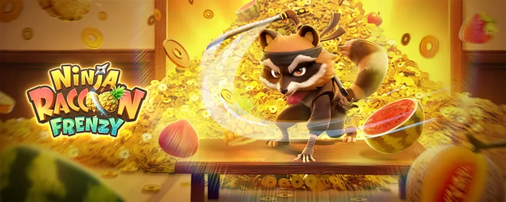 รีวิวเกมสล็อต Ninja Raccoon Frenzy
