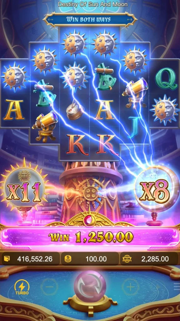 รีวิวเกมสล็อต Destiny of Sun Moon