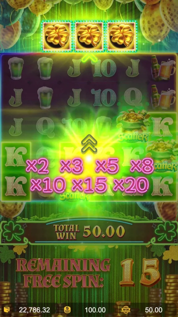 รีวิวเกมสล็อต Lucky Clover Lady